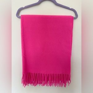 NWOT Acne Studios Oversized Fringe Wool Scarf